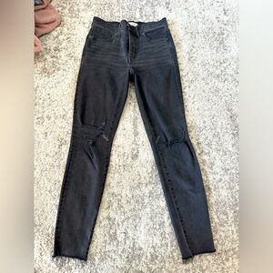 Madewell High Rise Skinny Jeans Size 27
